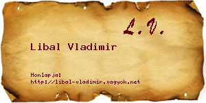 Libal Vladimir névjegykártya